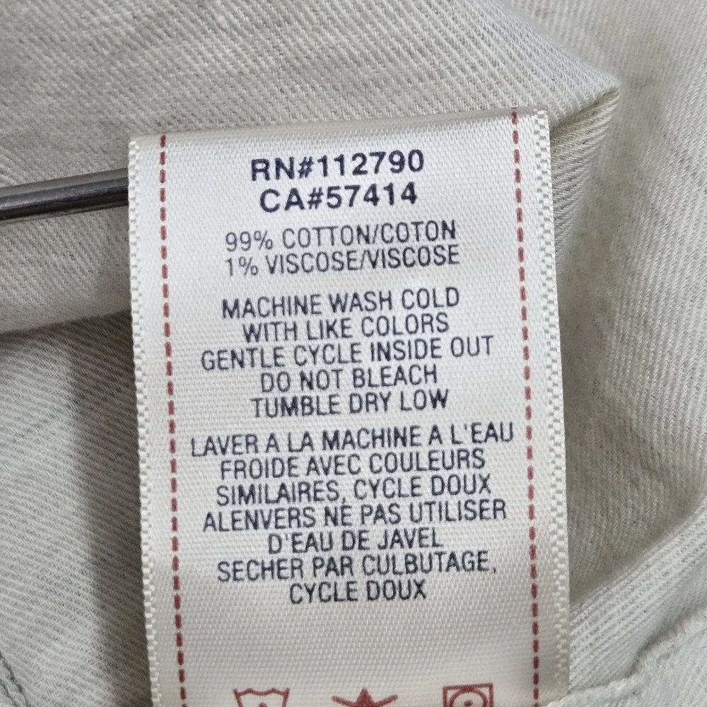 True Religion Men Button Up Shirt M/M Beige Casual Shirt Long Sleeve